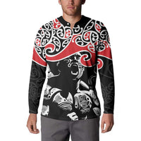 Aotearoa Toitu Te Tiriti Button Sweatshirt New Zealand Stand Together Stand Stronger