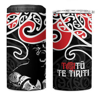 Aotearoa Toitu Te Tiriti 4 in 1 Can Cooler Tumbler New Zealand Stand Together Stand Stronger