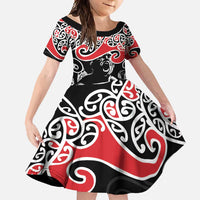 Aotearoa Toitu Te Tiriti Family Matching Summer Maxi Dress and Hawaiian Shirt New Zealand Stand Together Stand Stronger