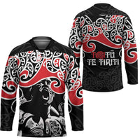 Aotearoa Toitu Te Tiriti Hockey Jersey New Zealand Stand Together Stand Stronger - Polynesian Pride