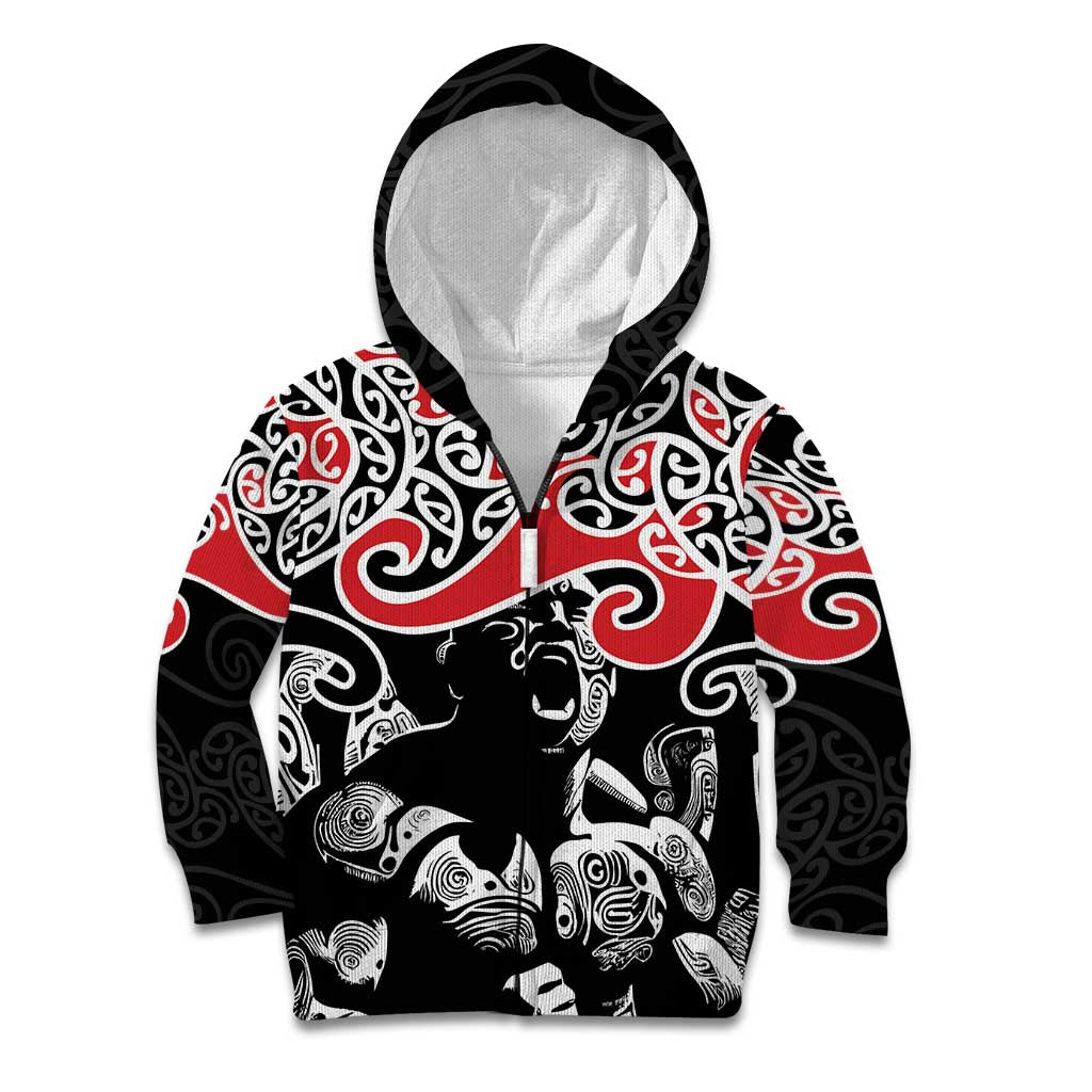Aotearoa Toitu Te Tiriti Kid Hoodie New Zealand Stand Together Stand Stronger