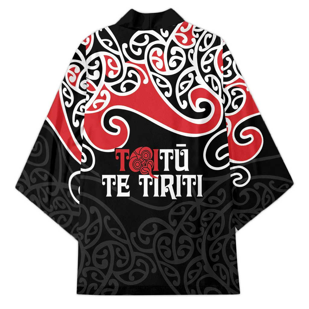 Aotearoa Toitu Te Tiriti Kimono New Zealand Stand Together Stand Stronger - Polynesian Pride