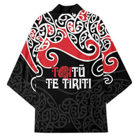 Aotearoa Toitu Te Tiriti Kimono New Zealand Stand Together Stand Stronger - Polynesian Pride