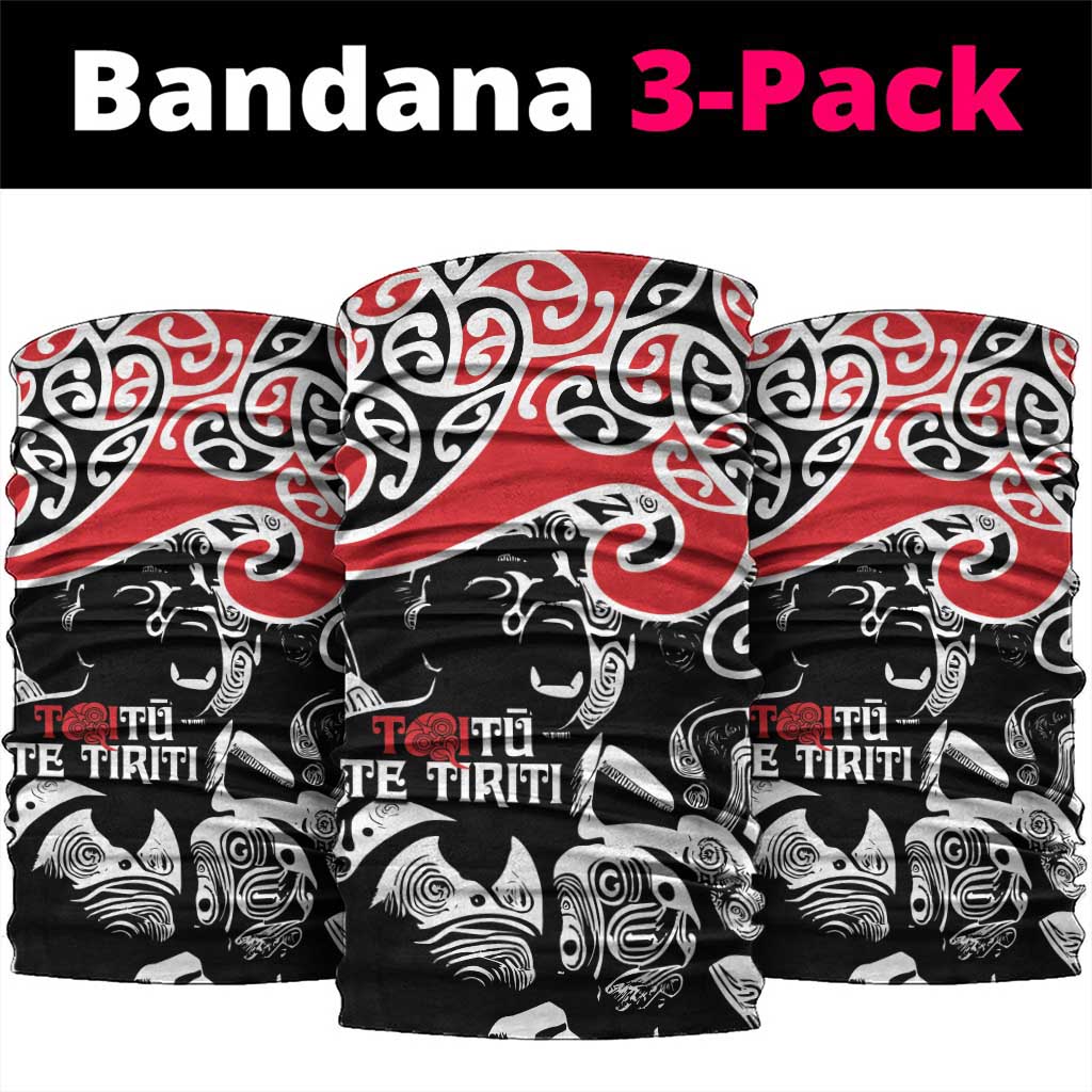 Aotearoa Toitu Te Tiriti Neck Gaiter New Zealand Stand Together Stand Stronger LT9