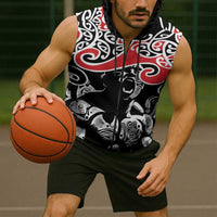 Aotearoa Toitu Te Tiriti Sleeveless Zip Hoodie New Zealand Stand Together Stand Stronger LT9