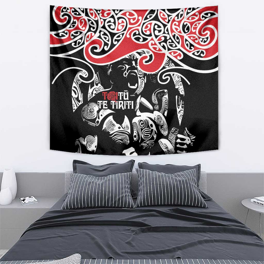 Aotearoa Toitu Te Tiriti Tapestry New Zealand Stand Together Stand Stronger LT9 - Polynesian Pride