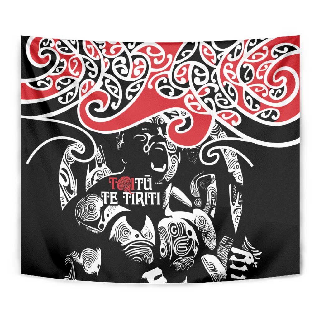 Aotearoa Toitu Te Tiriti Tapestry New Zealand Stand Together Stand Stronger LT9 - Polynesian Pride
