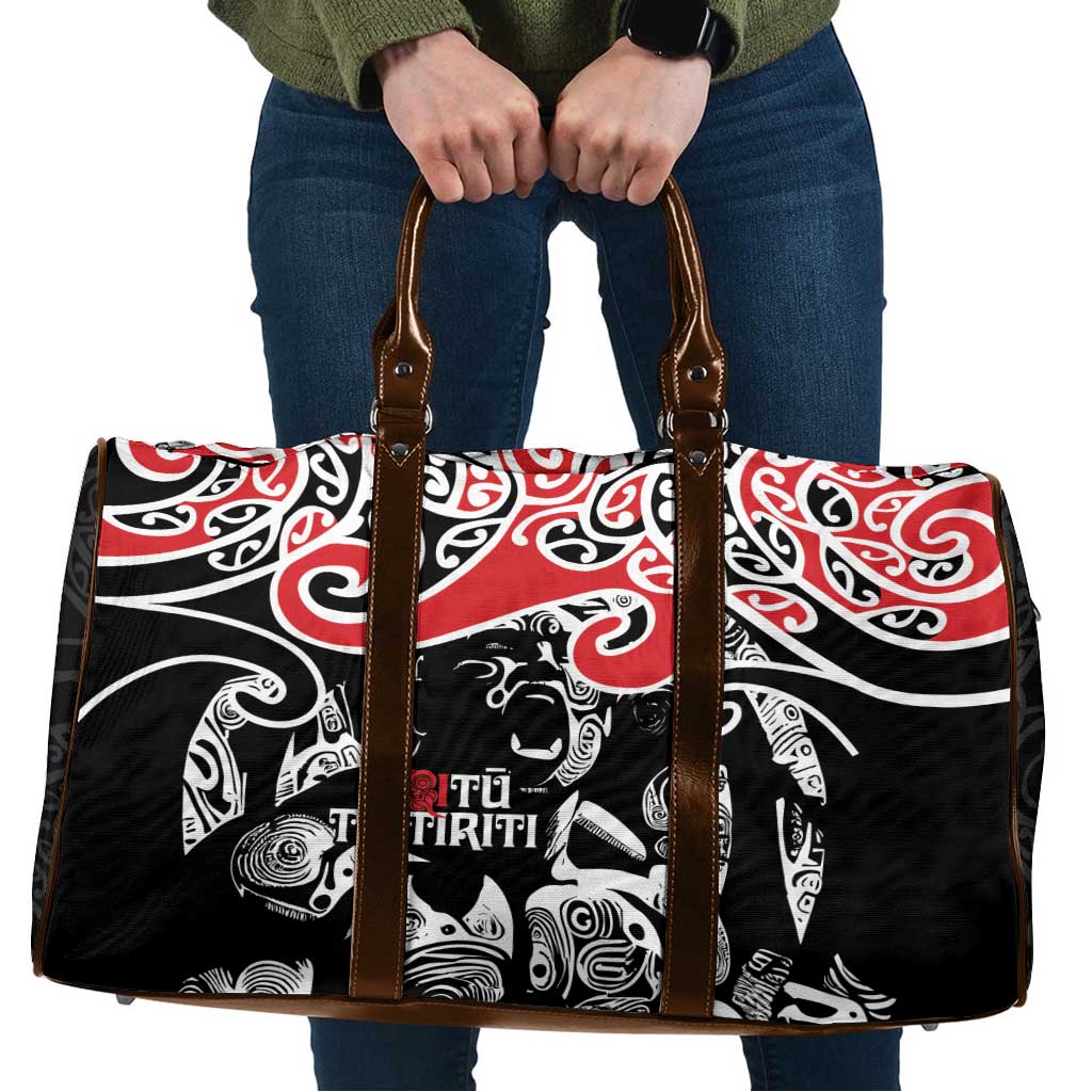 Aotearoa Toitu Te Tiriti Travel Bag New Zealand Stand Together Stand Stronger - Polynesian Pride