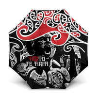 Aotearoa Toitu Te Tiriti Umbrella New Zealand Stand Together Stand Stronger - Polynesian Pride