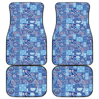 Federated States of Micronesia Merry Christmas Car Mats Pacific Patchwork Xmas Vibes - Polynesian Pride