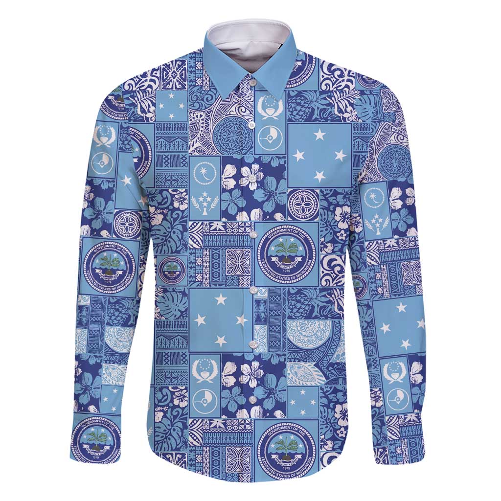 Federated States of Micronesia Merry Christmas Family Matching Summer Maxi Dress and Hawaiian Shirt Pacific Patchwork Xmas Vibes - Polynesian Pride