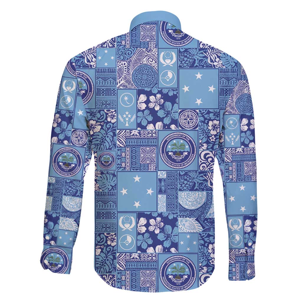 Federated States of Micronesia Merry Christmas Family Matching Tank Maxi Dress and Hawaiian Shirt Pacific Patchwork Xmas Vibes - Polynesian Pride