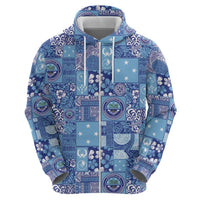 Federated States of Micronesia Merry Christmas Hoodie Pacific Patchwork Xmas Vibes LT9 - Polynesian Pride