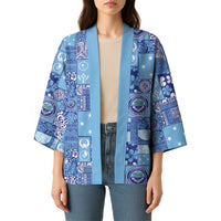 Federated States of Micronesia Merry Christmas Kimono Pacific Patchwork Xmas Vibes - Polynesian Pride