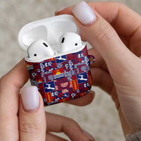 Kiribati Tekeraoi n te Kiritimati AirPods Case Pacific Patchwork Xmas Vibes - Polynesian Pride