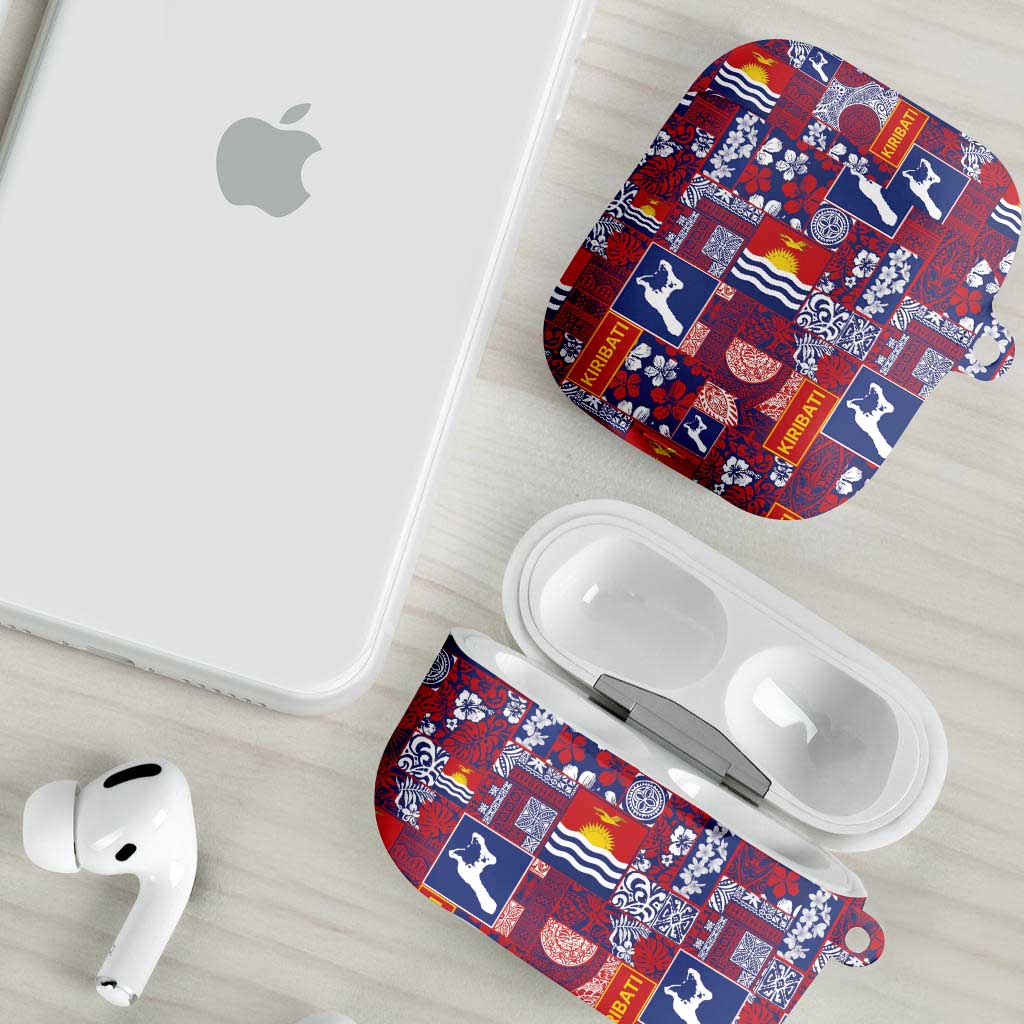 Kiribati Tekeraoi n te Kiritimati AirPods Case Pacific Patchwork Xmas Vibes - Polynesian Pride