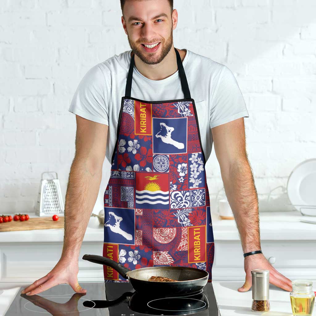 Kiribati Tekeraoi n te Kiritimati Apron Pacific Patchwork Xmas Vibes - Polynesian Pride