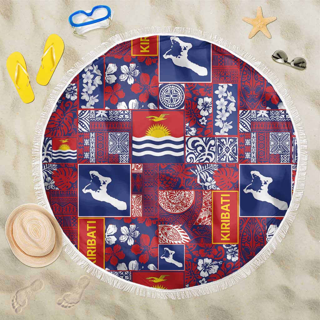Kiribati Tekeraoi n te Kiritimati Beach Blanket Pacific Patchwork Xmas Vibes - Polynesian Pride