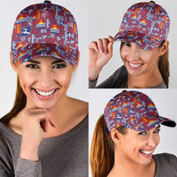 Kiribati Tekeraoi n te Kiritimati Classic Cap Pacific Patchwork Xmas Vibes - Polynesian Pride