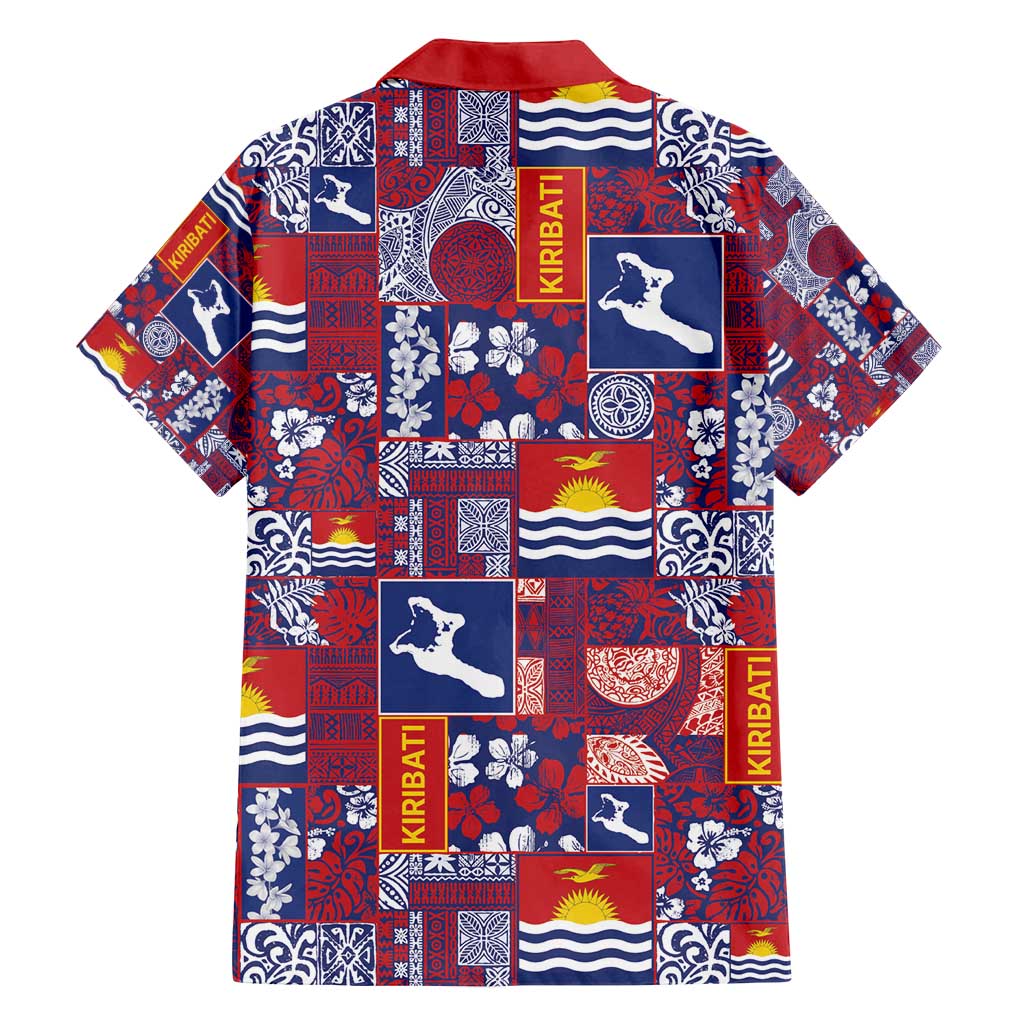 Kiribati Tekeraoi n te Kiritimati Family Matching Puletasi and Hawaiian Shirt Pacific Patchwork Xmas Vibes - Polynesian Pride