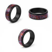 Kiribati Tekeraoi n te Kiritimati Spinner Ring Pacific Patchwork Xmas Vibes - Polynesian Pride