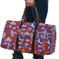 Kiribati Tekeraoi n te Kiritimati Travel Bag Pacific Patchwork Xmas Vibes - Polynesian Pride