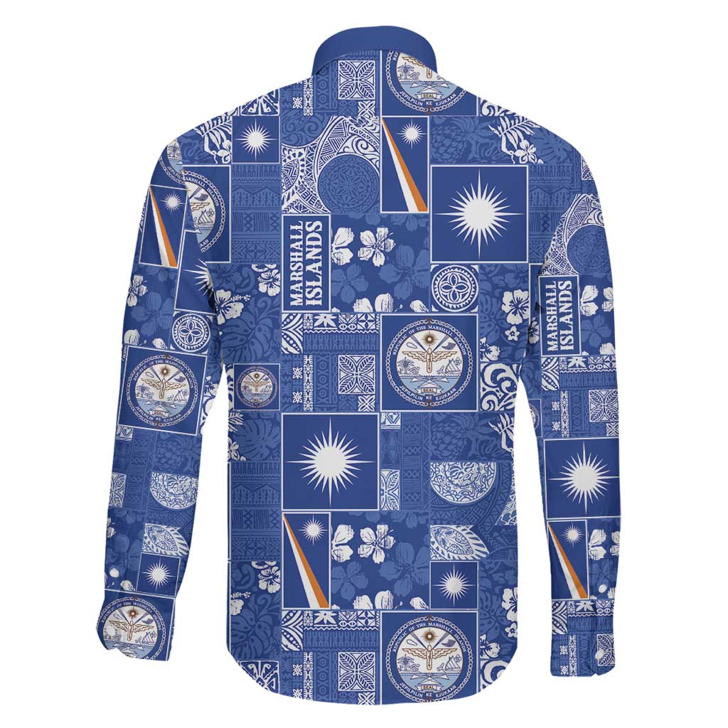 Marshall Islands Merry Christmas Family Matching Puletasi and Hawaiian Shirt Pacific Patchwork Xmas Vibes - Polynesian Pride