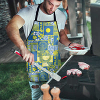 Palau Ungil Kurismas Apron Pacific Patchwork Xmas Vibes LT9 - Polynesian Pride