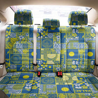 Palau Ungil Kurismas Back Car Seat Cover Pacific Patchwork Xmas Vibes LT9 - Polynesian Pride