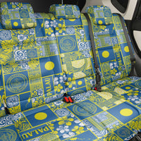 Palau Ungil Kurismas Back Car Seat Cover Pacific Patchwork Xmas Vibes LT9 - Polynesian Pride
