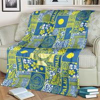 Palau Ungil Kurismas Blanket Pacific Patchwork Xmas Vibes - Polynesian Pride