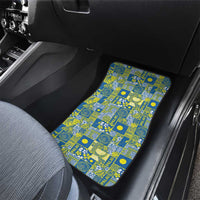 Palau Ungil Kurismas Car Mats Pacific Patchwork Xmas Vibes LT9 - Polynesian Pride