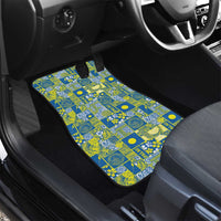 Palau Ungil Kurismas Car Mats Pacific Patchwork Xmas Vibes LT9 - Polynesian Pride