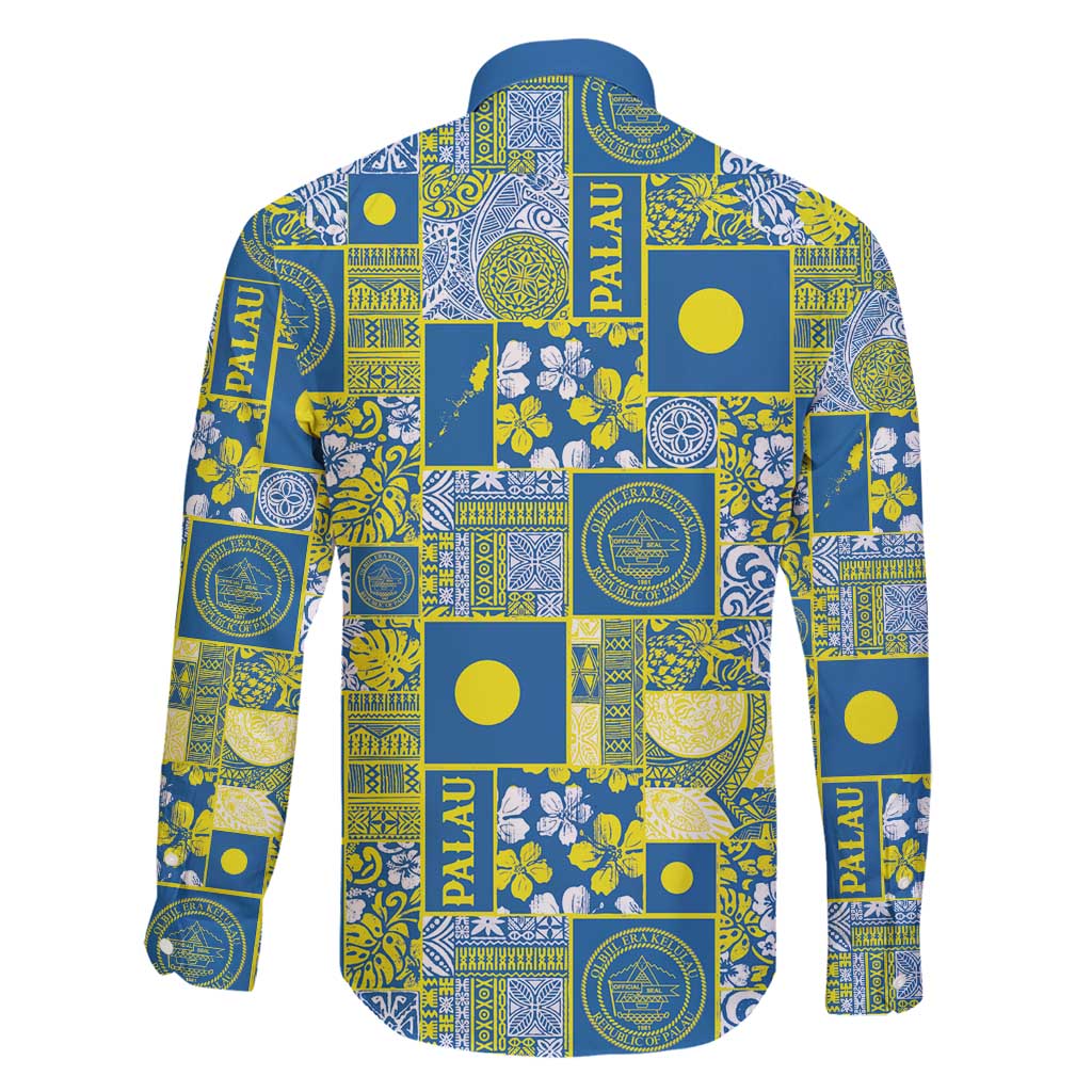 Palau Ungil Kurismas Family Matching Puletasi and Hawaiian Shirt Pacific Patchwork Xmas Vibes - Polynesian Pride