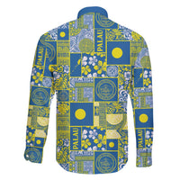 Palau Ungil Kurismas Family Matching Puletasi and Hawaiian Shirt Pacific Patchwork Xmas Vibes - Polynesian Pride