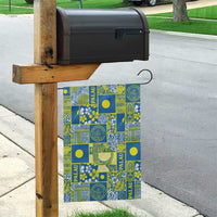 Palau Ungil Kurismas Garden Flag Pacific Patchwork Xmas Vibes - Polynesian Pride