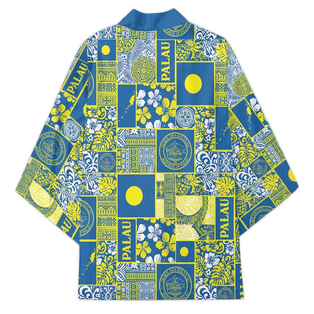 Palau Ungil Kurismas Kimono Pacific Patchwork Xmas Vibes LT9 - Polynesian Pride