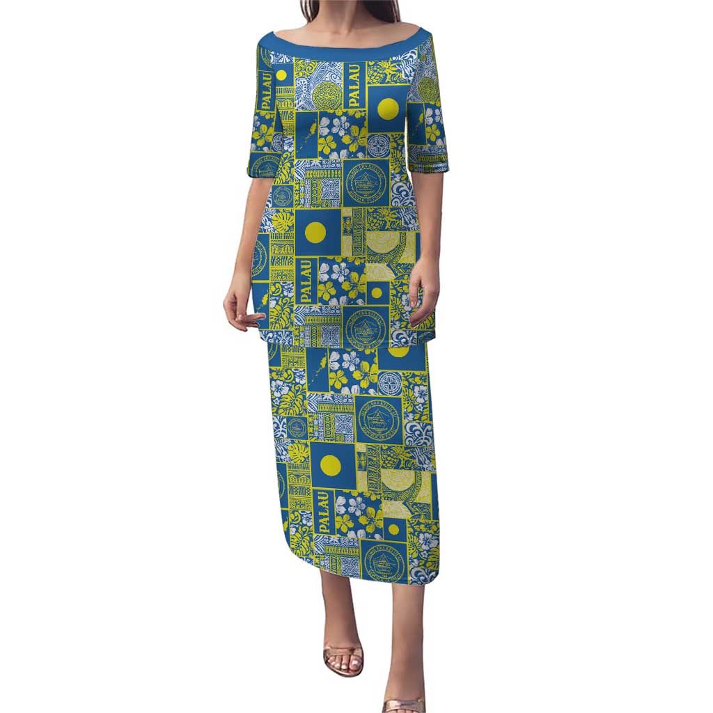 Palau Ungil Kurismas Puletasi Pacific Patchwork Xmas Vibes - Polynesian Pride