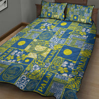 Palau Ungil Kurismas Quilt Bed Set Pacific Patchwork Xmas Vibes LT9 - Polynesian Pride