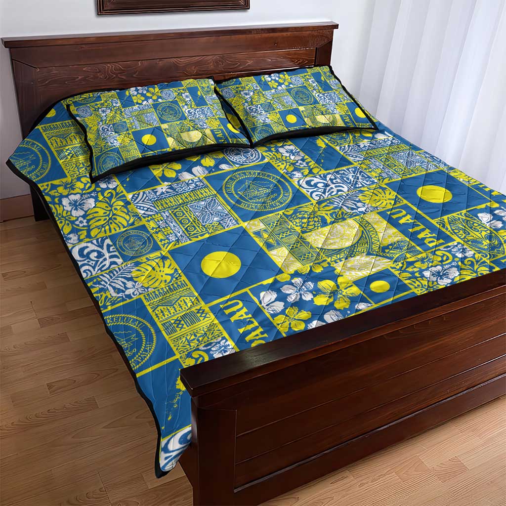 Palau Ungil Kurismas Quilt Bed Set Pacific Patchwork Xmas Vibes LT9 - Polynesian Pride