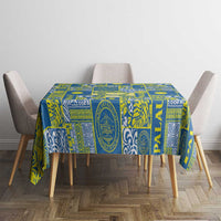 Palau Ungil Kurismas Tablecloth Pacific Patchwork Xmas Vibes LT9 - Polynesian Pride