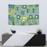 Palau Ungil Kurismas Tapestry Pacific Patchwork Xmas Vibes LT9 - Polynesian Pride