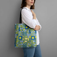 Palau Ungil Kurismas Tote Bag Pacific Patchwork Xmas Vibes LT9 - Polynesian Pride