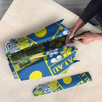 Palau Ungil Kurismas Umbrella Pacific Patchwork Xmas Vibes LT9 - Polynesian Pride