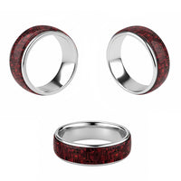 Dark Samoa Manuia Le Kerisimasi Classic Ring Pacific Patchwork Xmas Vibes - Polynesian Pride