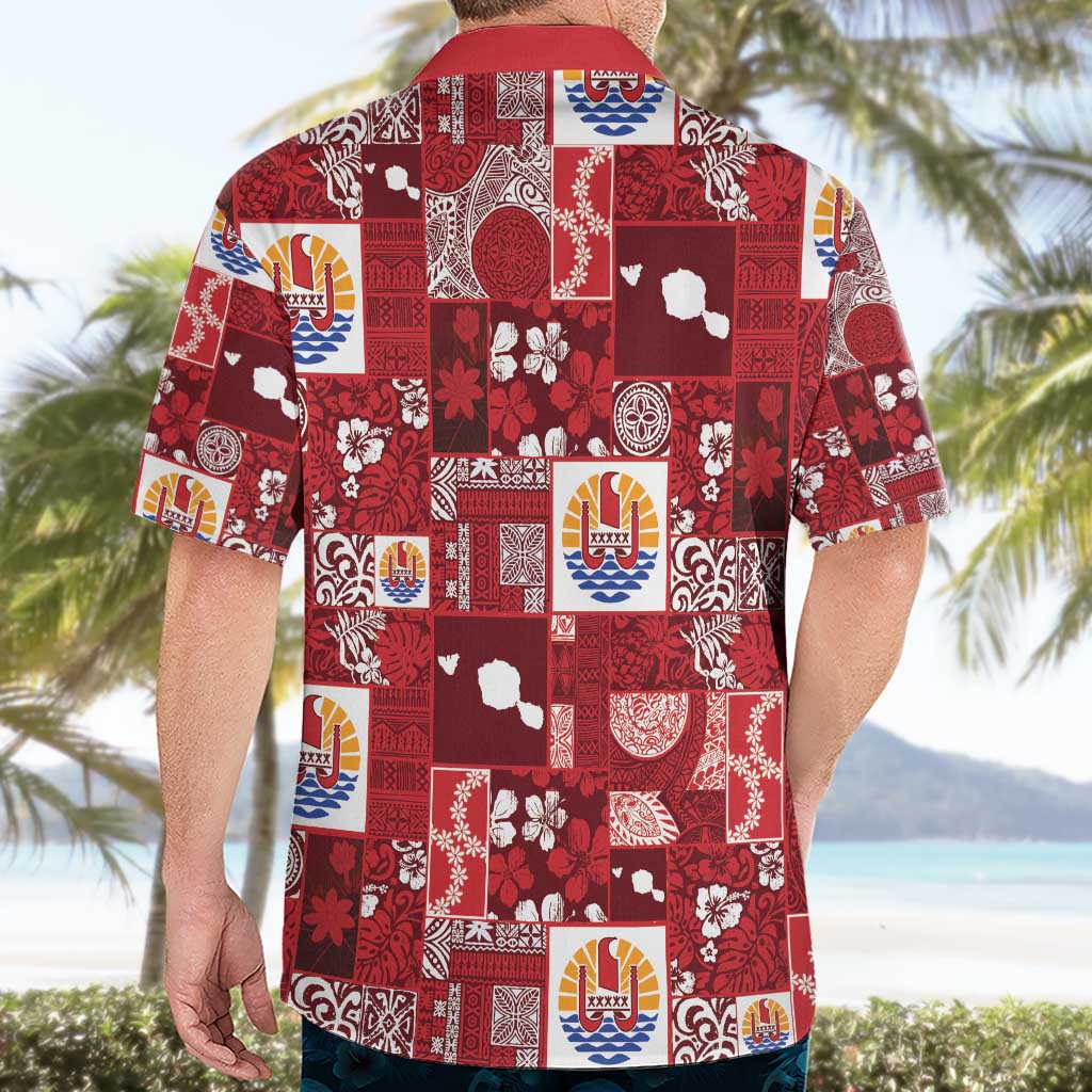 Tahiti Oaoa I Teie Noera Hawaiian Shirt Pacific Patchwork Xmas Vibes - Polynesian Pride