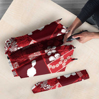 Tahiti Oaoa I Teie Noera Umbrella Pacific Patchwork Xmas Vibes - Polynesian Pride