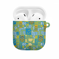 Tuvalu Manuia te Kilisimasi AirPods Case Pacific Patchwork Xmas Vibes - Polynesian Pride