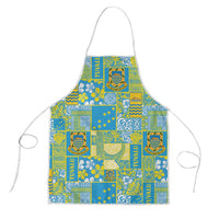 Tuvalu Manuia te Kilisimasi Apron Pacific Patchwork Xmas Vibes - Polynesian Pride
