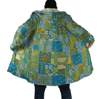 Tuvalu Manuia te Kilisimasi Cloak Pacific Patchwork Xmas Vibes - Polynesian Pride